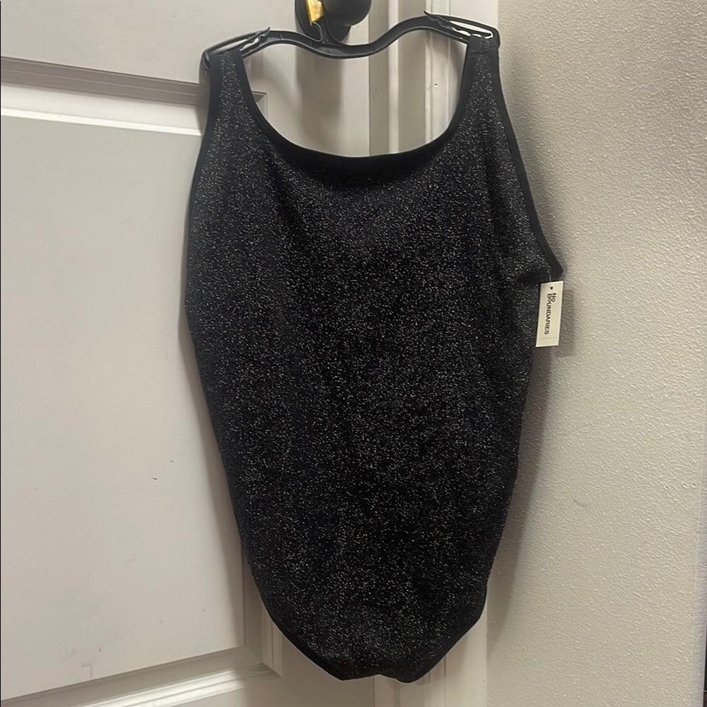 Black Sparkle Women's Top